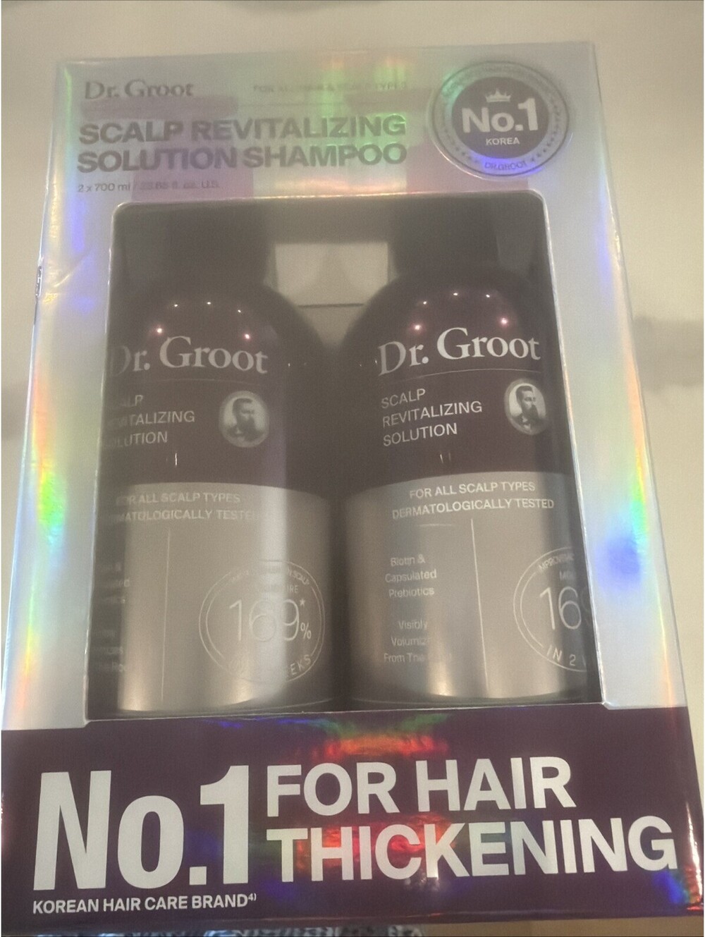 Dr. Groot Scalp Revitalizing Solution(SET OF 2) Shampoo Hair Thickening Biotin